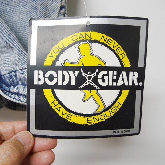 VTG 80s Body Gear 2-pc acid wash short overall - Picture 4 of 4